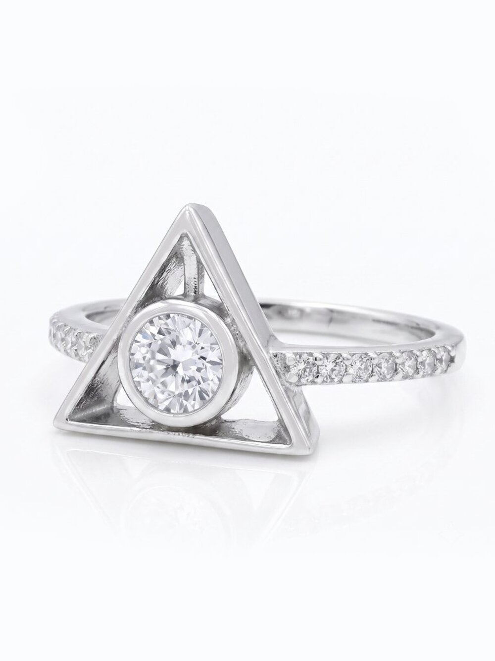Harry Potter Deathly Hallows Ring, solid 925 Sterling Silver